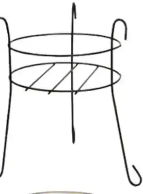 Ocean State Job Lot Black Plant Stand 15 offer