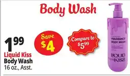 Ocean State Job Lot Liquid Kiss Body Wash offer