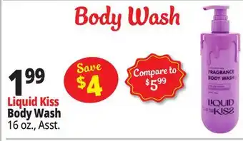 Ocean State Job Lot Liquid Kiss Body Wash offer