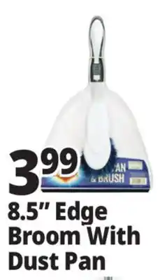 Ocean State Job Lot 8.5 Edge Broom With Dust Pan offer