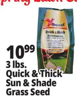 Ocean State Job Lot 3 lbs. Quick & Thick Sun & Shade Grass Seed offer