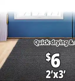 Ocean State Job Lot 2'x3' Multipurpose Non-Skid Entry Mats offer