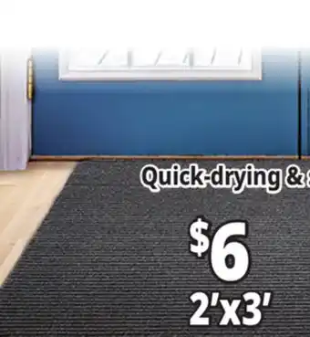 Ocean State Job Lot 2'x3' Multipurpose Non-Skid Entry Mats offer