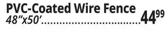 Ocean State Job Lot PVC-Coated Wire Fence offer