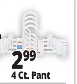Ocean State Job Lot 4 Ct. Pant Hangers offer