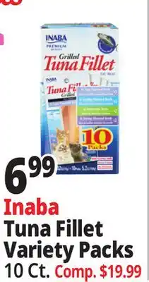 Ocean State Job Lot Inaba Tuna Fillet Variety Packs offer