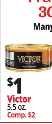 Ocean State Job Lot Victor Premium Cat Food offer