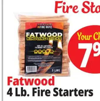 Ocean State Job Lot Fatwood 4 Lb. Fire Starters offer