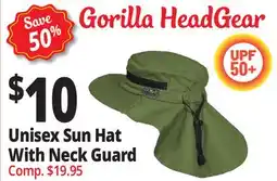Ocean State Job Lot Unisex Sun Hat With Neck Guard offer