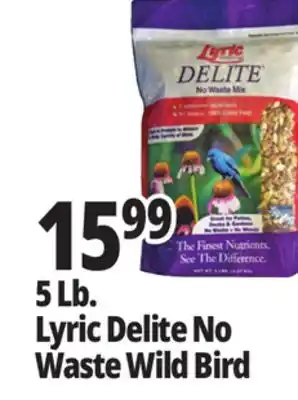Ocean State Job Lot 5 Lb. Lyric Delite No Waste Wild Bird offer