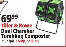 Ocean State Job Lot Tiller & Rowe Dual Chamber Tumbling Composter offer