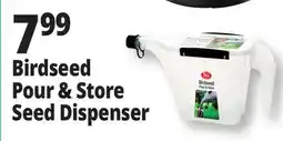 Ocean State Job Lot Birdseed Pour & Store Seed Dispenser offer