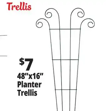 Ocean State Job Lot Panacea Planter Trellis 48 offer