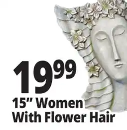 Ocean State Job Lot 15 Women With Flower Hair offer