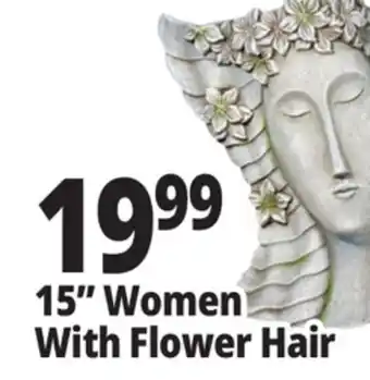 Ocean State Job Lot 15 Women With Flower Hair offer