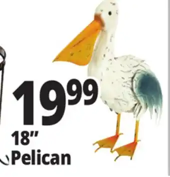 Ocean State Job Lot 18 Pelican Garden Statue offer