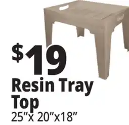 Ocean State Job Lot Resin Tray Top offer