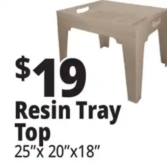 Ocean State Job Lot Resin Tray Top offer