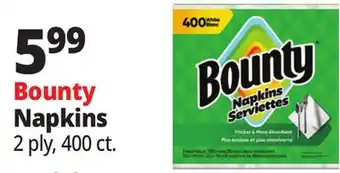 Ocean State Job Lot Bounty Napkins offer