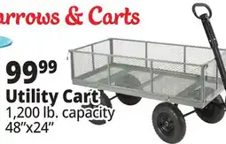 Ocean State Job Lot Utility Cart with 1 200 lb Hauling Capacity offer