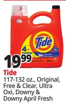 Ocean State Job Lot Tide Plus Ultra Oxi Liquid Laundry Detergent 132 oz offer