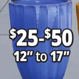 Ocean State Job Lot 12 to 17 Outdoors Glazed Ceramic Planters offer