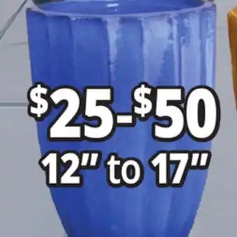 Ocean State Job Lot 12 to 17 Outdoors Glazed Ceramic Planters offer