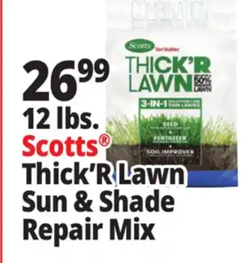 Ocean State Job Lot Scotts Thick'r Lawn Turf Builder 12 lbs offer