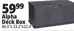 Ocean State Job Lot Alpha Deck Box offer