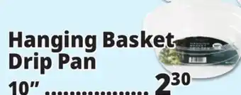 Ocean State Job Lot 10 Hanging Basket Drip Pan offer