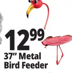 Ocean State Job Lot Outdoor Living Accents Metal Flamingo Bird Feeder 37 offer