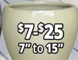 Ocean State Job Lot 7 to 15 Outdoor Glazed Ceramic Planter offer