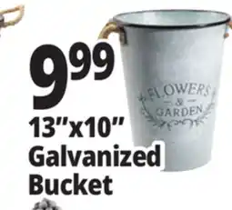 Ocean State Job Lot 13x10 Galvanized Bucket offer