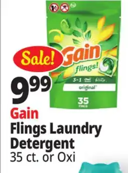 Ocean State Job Lot Gain Flings Laundry Detergent offer