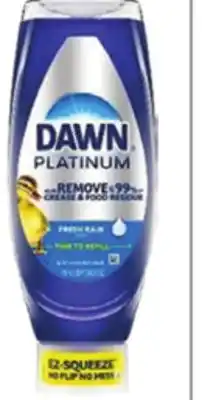 Ocean State Job Lot Dawn Platinum EZ-Squeeze Liquid Dish Detergent 24.3 oz offer