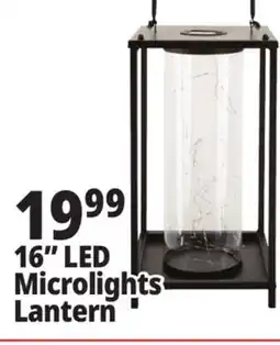Ocean State Job Lot Outdoor Living Accents Solar LED Lantern with Microlights 15.5 offer