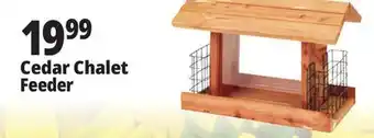 Ocean State Job Lot Cedar Chalet Feeder offer