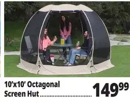 Ocean State Job Lot Octagonal Screen Hut 10' x 10' offer