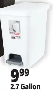 Ocean State Job Lot Sterilite Step-On 2.7 Gal Wastebasket offer