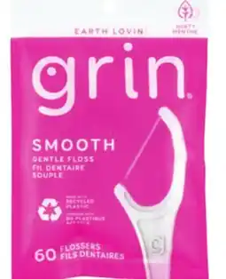 Ocean State Job Lot Grin Minty Smooth Flossers 60 Count offer
