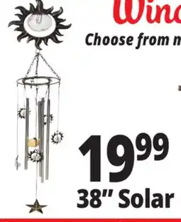 Ocean State Job Lot Solar Wind Chime 38 offer