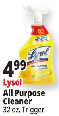 Ocean State Job Lot Lysol All Purpose Lemon Breeze Cleaner 32 oz offer