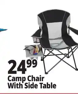 Ocean State Job Lot Oversized Folding Camp Chair with Side Table offer