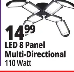 Ocean State Job Lot Bright Living 8-Panel LED Garage Light offer