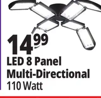 Ocean State Job Lot Bright Living 8-Panel LED Garage Light offer