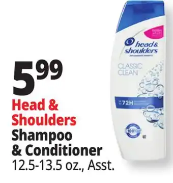 Ocean State Job Lot Head & Shoulders Classic Clean Anti-Dandruff Shampoo 13.5 oz offer
