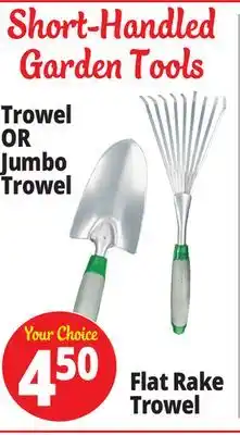 Ocean State Job Lot Tiller & Rowe Garden Trowel offer