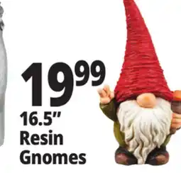 Ocean State Job Lot Outdoor Living Accents Resin Garden Gnome 16.5 offer