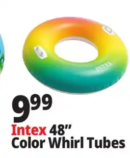 Ocean State Job Lot Intex Rainbow Ombre Tube offer