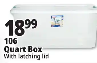 Ocean State Job Lot Sterilite Latch Top Storage Box 106 Qt offer